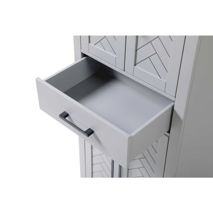 24 inch Bath Storage Cabinet in Grey