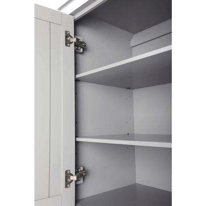 24 inch Bath Storage Cabinet in Grey