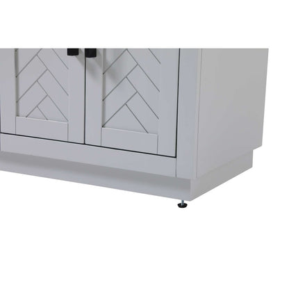 24 inch Bath Storage Cabinet in Grey