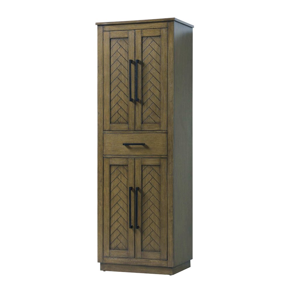 24 inch Bath Storage Cabinet in Hazel Oak