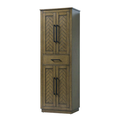 24 inch Bath Storage Cabinet in Hazel Oak