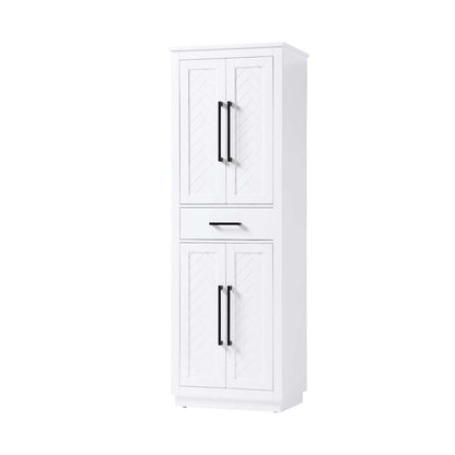 24 inch Bath Storage Cabinet in White