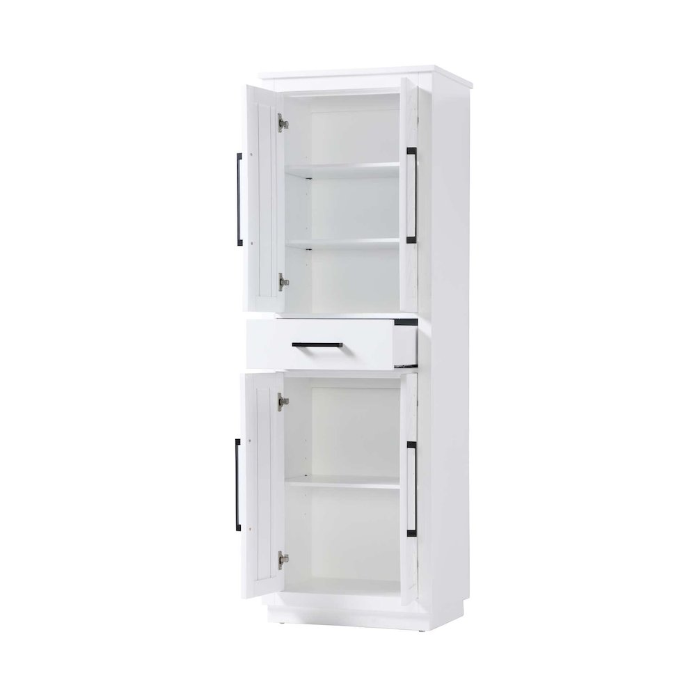 24 inch Bath Storage Cabinet in White