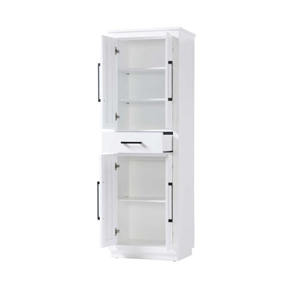 24 inch Bath Storage Cabinet in White