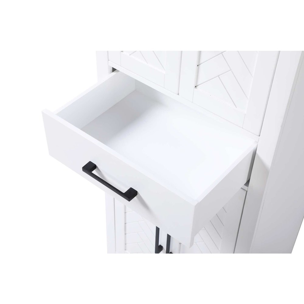 24 inch Bath Storage Cabinet in White