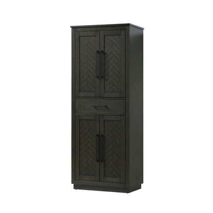 28 inch Bath Storage Cabinet in Chocolate Oak