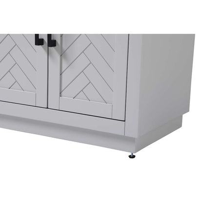 28 inch Bath Storage Cabinet in Grey