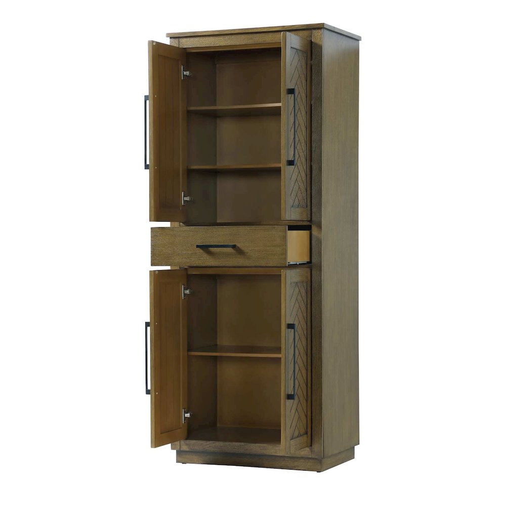 28 inch Bath Storage Cabinet in Hazel Oak