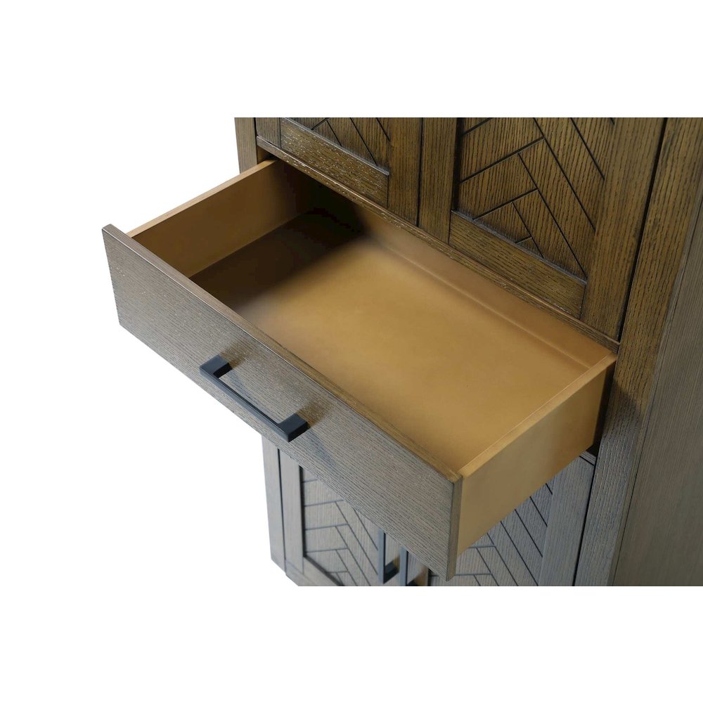 28 inch Bath Storage Cabinet in Hazel Oak