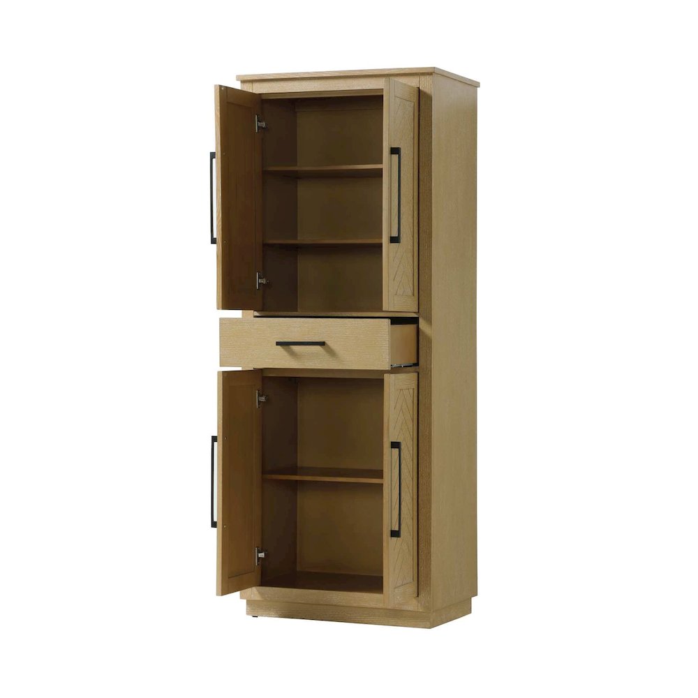 28 inch Bath Storage Cabinet in Linen oak