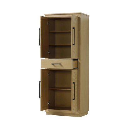 28 inch Bath Storage Cabinet in Linen oak