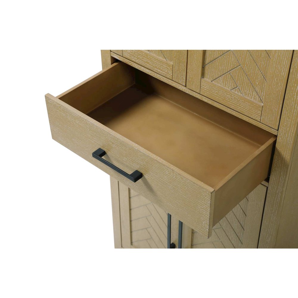 28 inch Bath Storage Cabinet in Linen oak