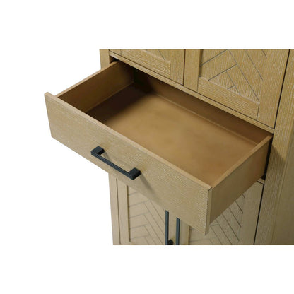 28 inch Bath Storage Cabinet in Linen oak