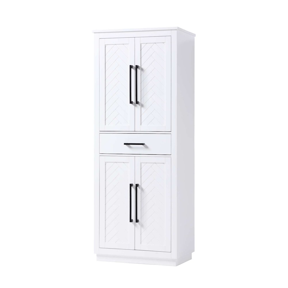 28 inch Bath Storage Cabinet in White