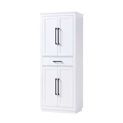 28 inch Bath Storage Cabinet in White