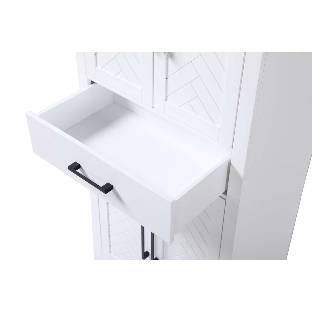 28 inch Bath Storage Cabinet in White