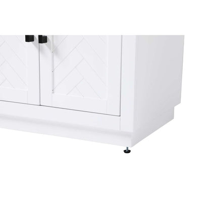 28 inch Bath Storage Cabinet in White