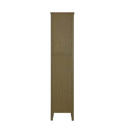 16 Inch Bath Storage Cabinet in Chestnut Brown