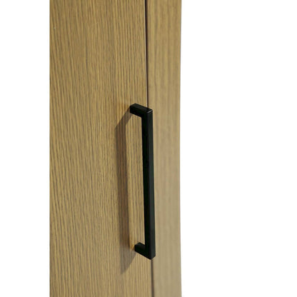 16 Inch Bath Storage Cabinet in Honey Brown