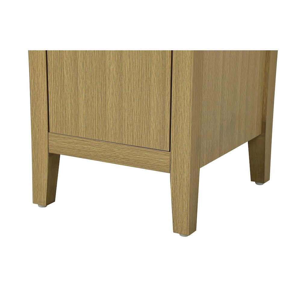 16 Inch Bath Storage Cabinet in Honey Brown