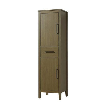 20 Inch Bath Storage Cabinet in Chestnut Brown