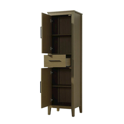 20 Inch Bath Storage Cabinet in Chestnut Brown