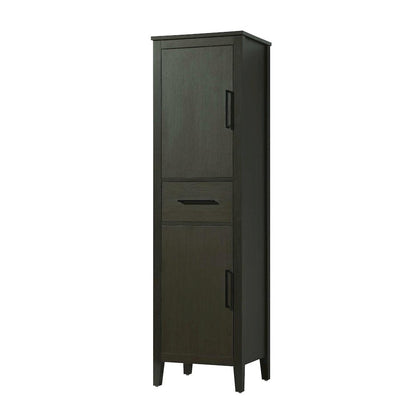 20 Inch Bath Storage Cabinet in Mocha Brown