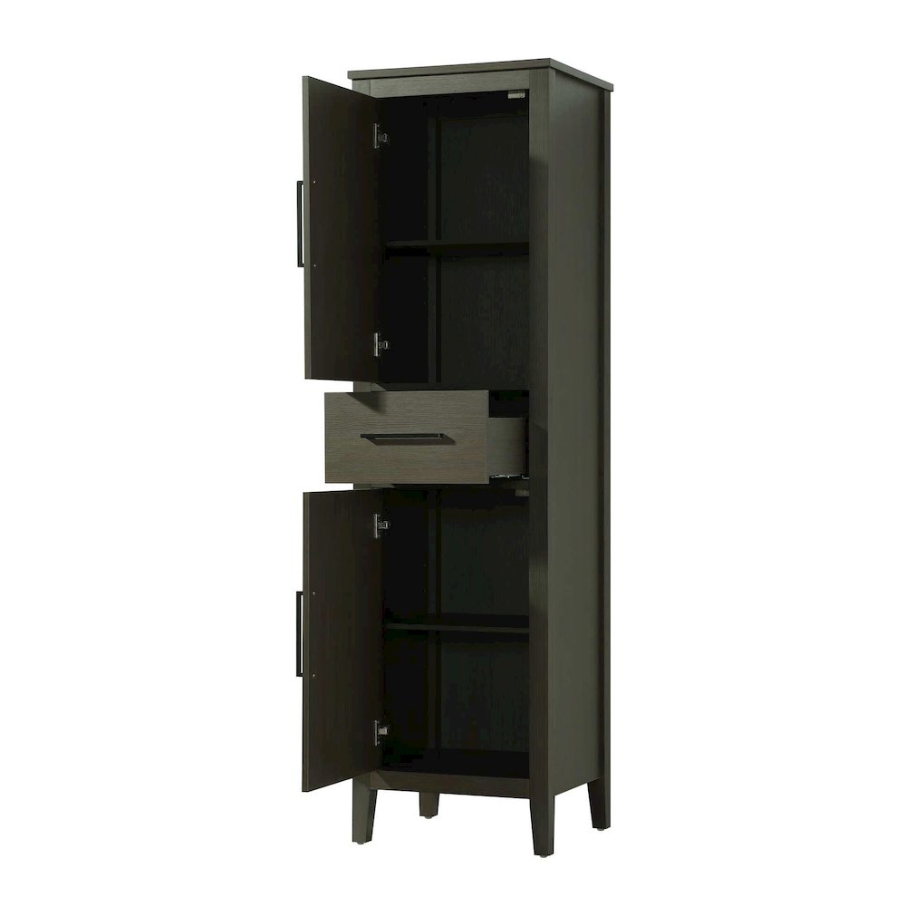 20 Inch Bath Storage Cabinet in Mocha Brown