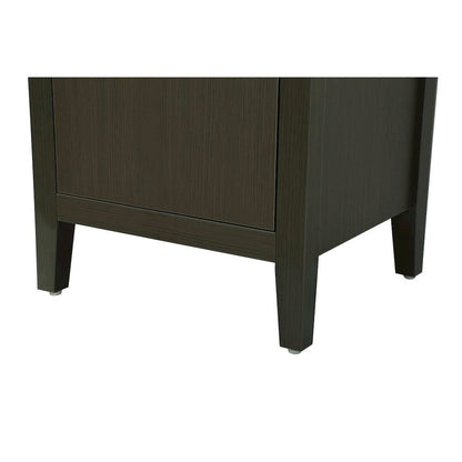 20 Inch Bath Storage Cabinet in Mocha Brown