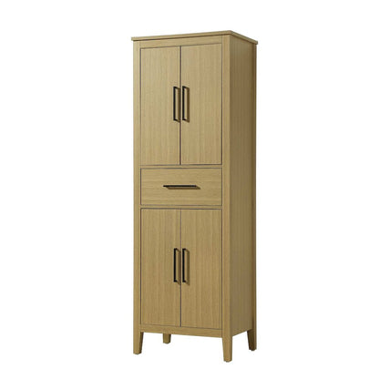 24 Inch Bath Storage Cabinet in Honey Brown