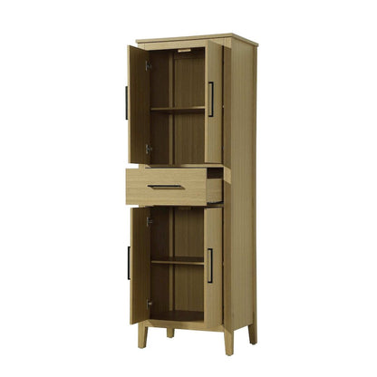 24 Inch Bath Storage Cabinet in Honey Brown