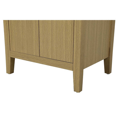 24 Inch Bath Storage Cabinet in Honey Brown