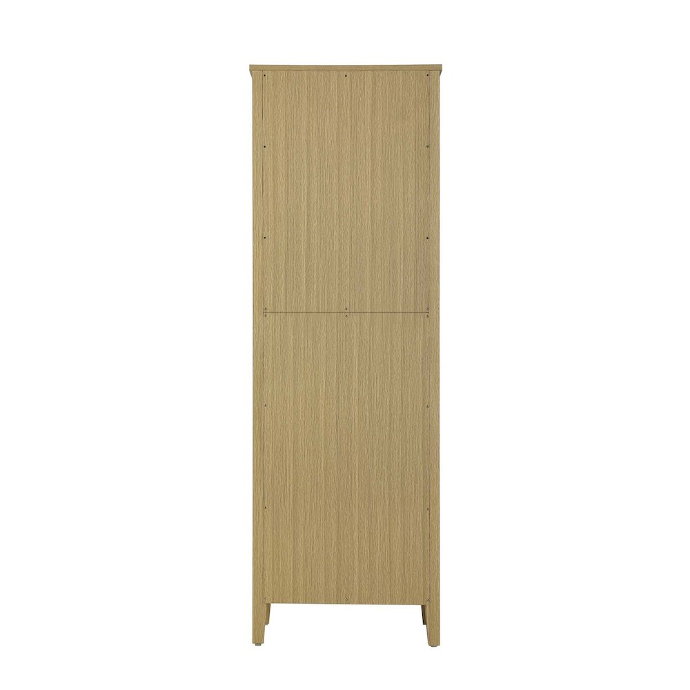 24 Inch Bath Storage Cabinet in Honey Brown