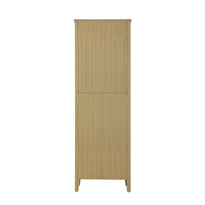 24 Inch Bath Storage Cabinet in Honey Brown
