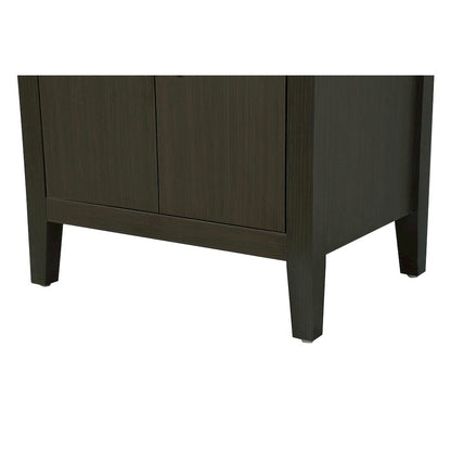 24 Inch Bath Storage Cabinet in Mocha Brown