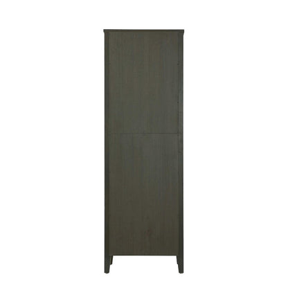 24 Inch Bath Storage Cabinet in Mocha Brown