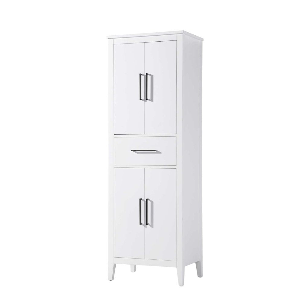 24 Inch Bath Storage Cabinet in White