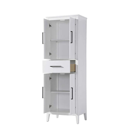 24 Inch Bath Storage Cabinet in White