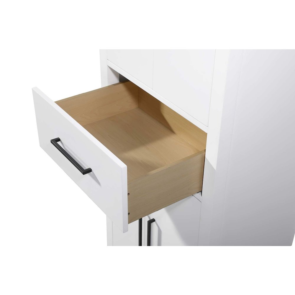 24 Inch Bath Storage Cabinet in White