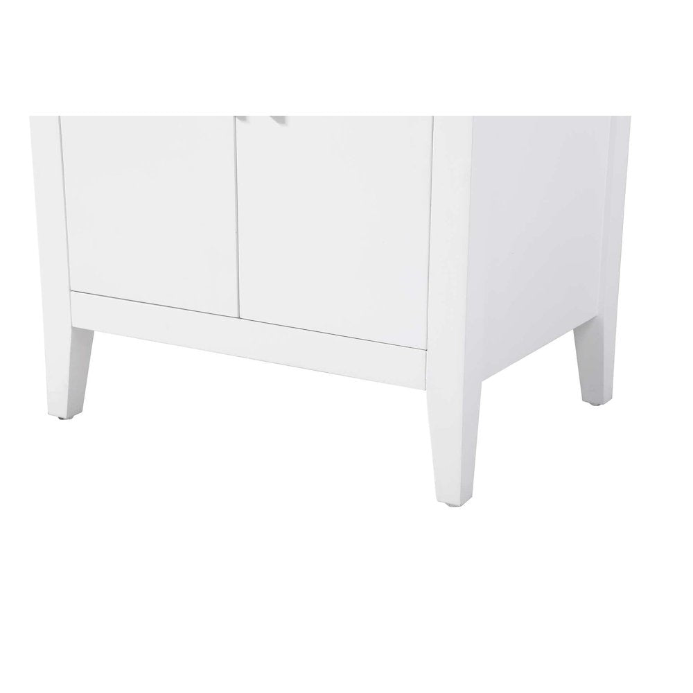 24 Inch Bath Storage Cabinet in White
