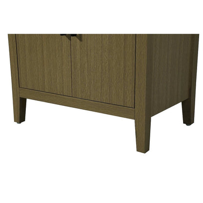 28 Inch Bath Storage Cabinet in Chestnut Brown