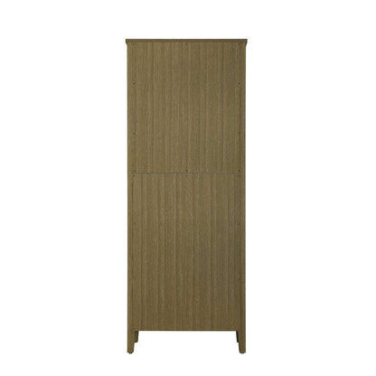 28 Inch Bath Storage Cabinet in Chestnut Brown