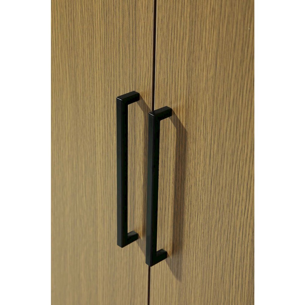 28 Inch Bath Storage Cabinet in Honey Brown