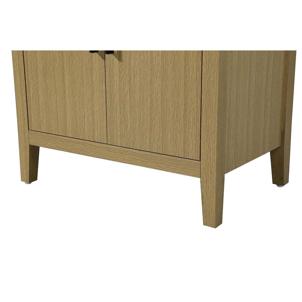 28 Inch Bath Storage Cabinet in Honey Brown