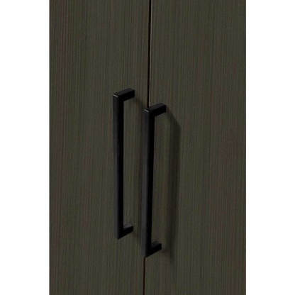 28 Inch Bath Storage Cabinet in Mocha Brown