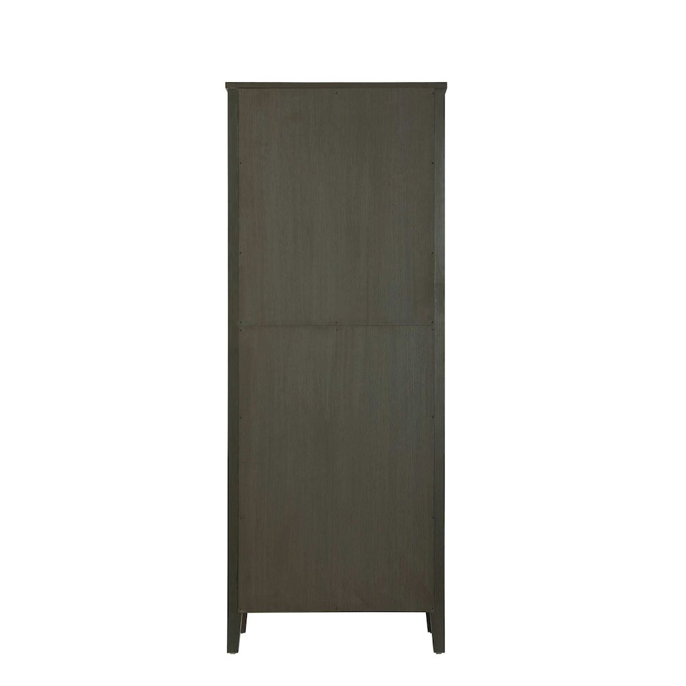 28 Inch Bath Storage Cabinet in Mocha Brown
