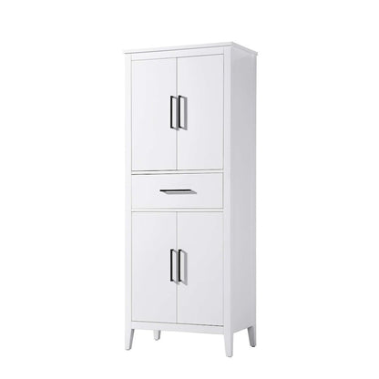 28 Inch Bath Storage Cabinet in White