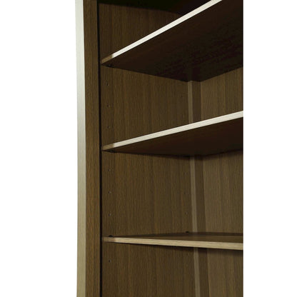 16 Inch Open Shelving Bath Storage Cabinet in Chestnut Brown