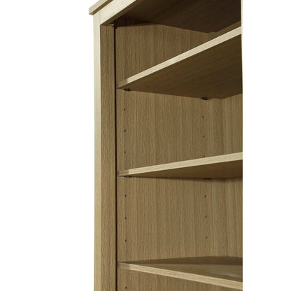 28 Inch Open Shelving Bath Storage Cabinet in Honey Brown