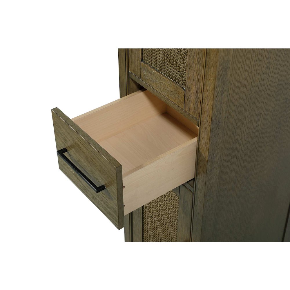 16 Inch Bath Storage Cabinet in Hazel Oak